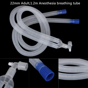 22mm Adulto 1.2 m de Respiración 2 Tubos Grupo de Respiratorio de la Máquina de Anestesia Circuito