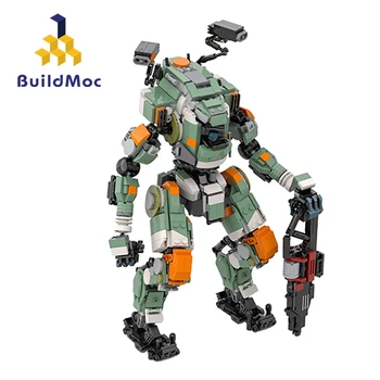 Buildmoc Creativo Experto Mecha Juego Titanfalls 2 BT-7274 Vanguardia de la clase Titan Técnica Robot Bloques de Construcción de Juguetes Para los Niños