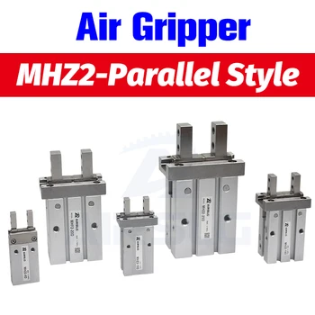 SMC Tipo de Aire Neumático paralelo Garra MHZ2-10D MHZ2-16D 6D MHZ2-20D MHZ2-25D 32D 40D S C Abrazaderas de Aluminio Dedo Cilindro