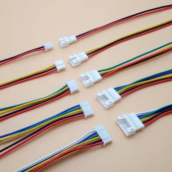 10Pair Micro JST PH 2.0 2P 3P 4P 5P 6PIN Macho Hembra Conector Con Cables de 100mm