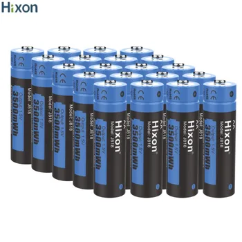 Hixon--1.5 V 3500mWh AA Recargable de Li-ion de la Batería 4 Ranura del Cargador, Max Corriente de Descarga de 3A.Para El Ratón、Reloj Despertador, Mango,Luz
