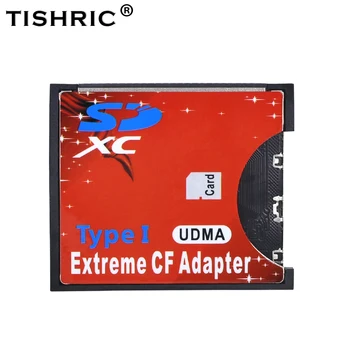 TISHRIC WiFi SD, Tarjeta CF, SDHC, SDXC, MMC Adaptador Estándar Compact Flash Tipo I de la Tarjeta de Convertidor de UDMA Lector de Tarjetas Para la Cámara